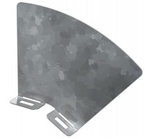 Перегородка разд. 100мм пов. верт. внеш. 45град HDZ  CRP40-0-45-100-HDZ  IEK