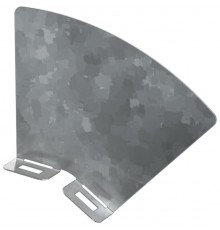 Перегородка разд. 100мм пов. верт. внеш. 45град HDZ  CRP40-0-45-100-HDZ  IEK