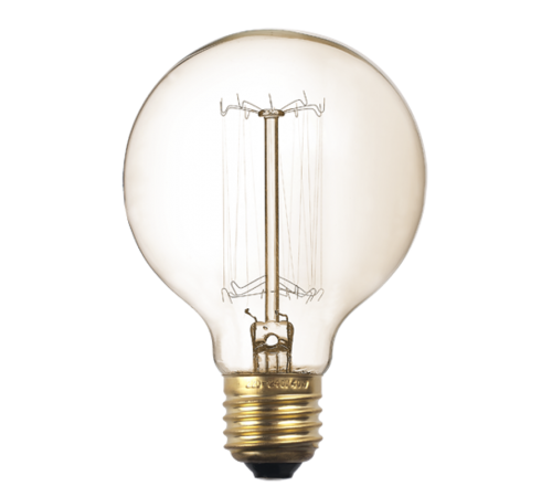Лампа накаливания ЛОН  60Вт E27 230В RETRO G80 GOLD  5009981  Jazzway