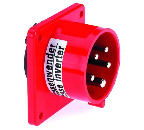 Вилка встраиваемая Фазоинвертор 16А 5р(3р+N+PЕ) 400V 6h IP44 I 2870-Bals I Bals