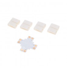 Коннектор Х-образный для светодиодной ленты SMD 10мм  148-122  REXANT