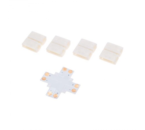 Коннектор Х-образный для светодиодной ленты SMD 10мм  148-122  REXANT
