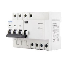 Выключатель автоматический дифференциального тока HRO63M 3NG4C0000C 00032G 3 полюса + нейтр., 32A ток, к.з. 6kA,30mA  13.06.000126  HYUNDAI