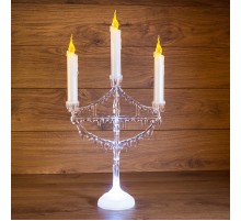 Фигура на подставке "Подсвечник со свечками" 25 см  513-034  NEON-NIGHT