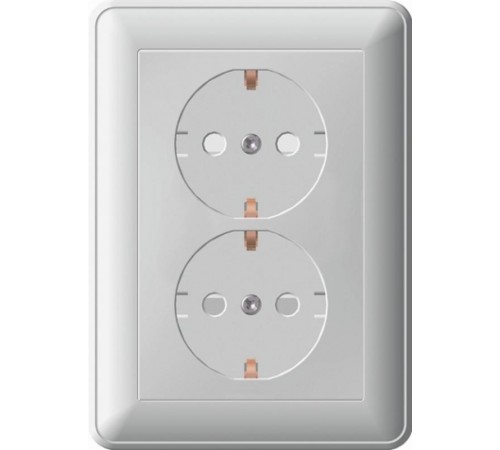 W59 Сосна Розетка 2-ая с заземлением с защитными шторками (в сборе)  RS16-255-78  SE