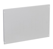 Металлическая лицевая панель XL3 800/4000 - на винтах - от 1 до 3 DPX 250 или 630 - верт. монтаж - в. 200 мм - 24 модуля  020920  Legrand