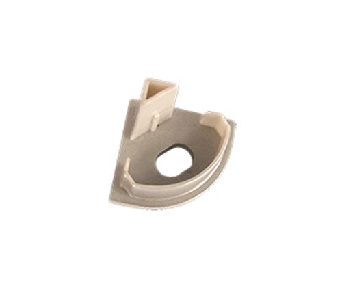 Торцевая крышка для углового профиля с отверстием  V4-R0-70.0001.KIT-0213  VARTON