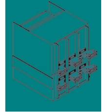 Комплект силовых выводов фиксированной части SHR E1.2 W FP 3шт  1SDA073961R1  ABB