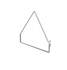 Хомут двускатной крышки лотка универсальный 600х50, толщ. 1,0 мм, гор. цинк, 344165  ХДКУ-600х50-1,0-ГЦ   Ostec