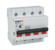 Выключатель нагрузки модульный ВН-32-4100-УХЛ3  141643  КЭАЗ