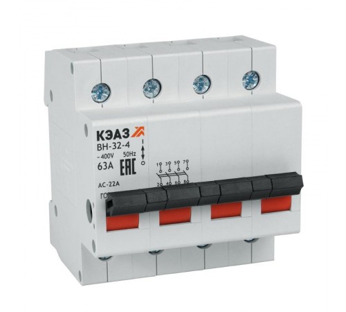 Выключатель нагрузки модульный ВН-32-4100-УХЛ3  141643  КЭАЗ