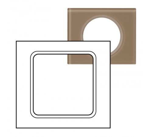 Celiane Смальта Кармин Рамка 1-я (2 мод)  069471  Legrand