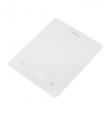 Весы кухонные электронные, белые/прямоугольные/стекло/до 5 кг  72-1008  REXANT