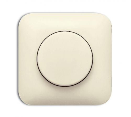 Плата центр. (накладка) с поворотной ручкой д. мех. поворотного светорег.,серия Busch-Duro 200 SI,цвет сл. кость  6599-0-1326   2CKA006599A1326  AB