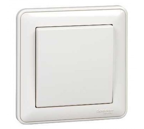 W59 Белый Переключатель 1-клавишный 10АХ, (в сборе)  VS610-156-18  SE