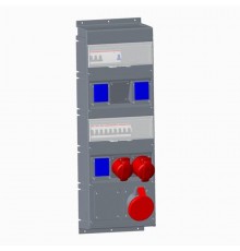 Бокс MPR63/1PRO с розетками в сборе, IP44, пластик  2CMA101809R1000  ABB