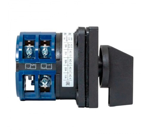 Переключатель кулачковый ПК-1-13 32А 3P "0-1" IP65  pk-1-13-32-65  EKF