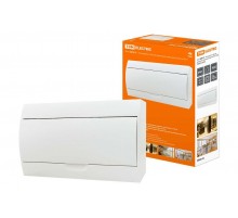 Бокс пластиковый навесной ЩРН-П-18 модулей с белой крышкой, навесной, пластик IP41  SQ0903-0005  TDM