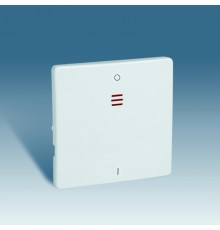 Simon 82 Накладка на двухполюсный выключатель с контрольной подсветкой, S82, S82N, алюминий  82032-33  Simon