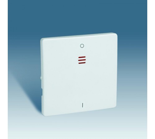 Simon 82 Накладка на двухполюсный выключатель с контрольной подсветкой, S82, S82N, алюминий  82032-33  Simon