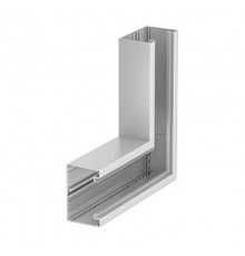 Плоский угол кабельного канала Rapid 80 70x110 мм (алюминий,белый) (GA-SF70110RW)  6279220  OBO Bettermann