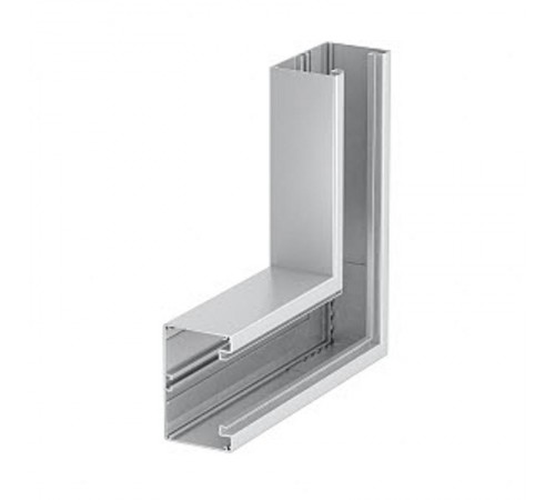 Плоский угол кабельного канала Rapid 80 70x110 мм (алюминий,анодированный) (GA-SF70110EL)  6279223  OBO Bettermann