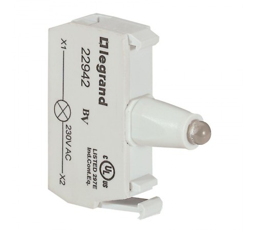 Блок подсветки для индикаторных кнопок и диффузоров - Osmoz - для комплектации - под винт - 230 В~ - зеленый  022942  Legrand