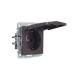 BRITE Розетка с заземлением со шторками с кр. 16А IP44 РСбш10-3-44-БрТБ темная бронза  BR-R16-16-44-K45  IEK