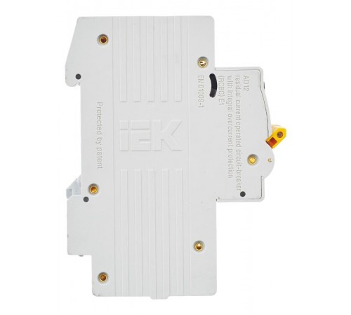 Выключатель автоматический дифференциального тока АД12 2п 50А C 100мА тип AC (3 мод)  MAD10-2-050-C-100  IEK