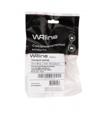 WR-CA-KJ-8p8c-C5E Проходной адаптер формата Keystone, RJ45-RJ45 (8p8c), кат., 5е, неэкран.,, цвет  505225  WRLine