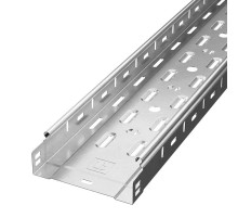 Лоток перфорированный Стандарт INOX (AISI 304) 150х50х3000 (0,8 мм) (3 м/уп)  PR16.2332  Промрукав