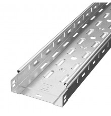 Лоток перфорированный Стандарт INOX (AISI 304) 150х50х3000 (0,8 мм) (3 м/уп)  PR16.2332  Промрукав