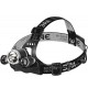 Фонарь налобный светодиодный GA-809 аккумуляторный алюминиевый 3 режима трехламповый High Power Headlamp  Б0056111  ЭРА