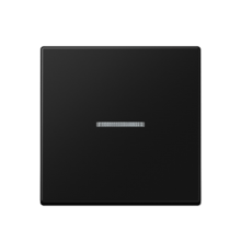 Клавиша для KNX кнопки, 1 группа, с окошком; термопласт; черный матовый  A101KO5BFSWM  Jung