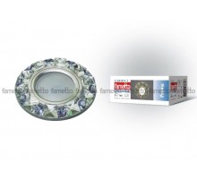Светильник декор. встраив. DLS-P123 GU5.3 CHROME/CLEAR+PURPLE арматура металл хром, / кристалл фиолетовый  10644  Fametto