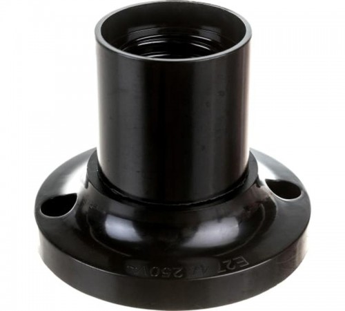 Патрон Е27 Ф П-01 Е27 карболитовый потолочный  4690612032238  IN HOME