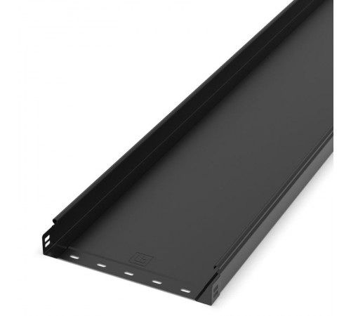 Лоток неперфорированный Стандарт 300х50х3000 (0,8 мм) RAL 9005 (12 м/уп)  PR16.9948  Промрукав