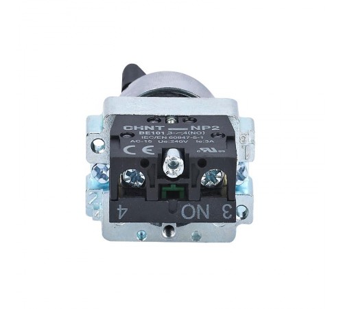 Переключатель NP2-BD43, 2 положения возвратом, 1НЗ, IP40 (R)  573983  CHINT