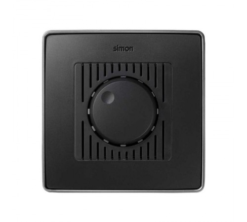 Simon 82 Накладка на проходной поворотно-нажимной светорегулятор 100-1000 Вт, S82, S82N, графит  82035-38  Simon