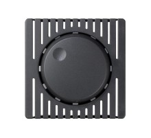 Simon 82 Накладка на проходной поворотно-нажимной светорегулятор 100-1000 Вт, S82, S82N, графит  82035-38  Simon