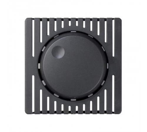 Simon 82 Накладка на проходной поворотно-нажимной светорегулятор 100-1000 Вт, S82, S82N, графит  82035-38  Simon