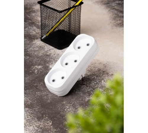 Разветвитель 3 гн. б/з плоский 6А 250B EKF PROxima  ARP6-3  EKF