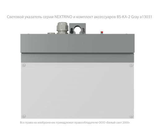 Световой указатель аварийного освещения BS-NEXTRINO-71-S1-INEXI3-MSS3 Gray  a15518  Белый свет