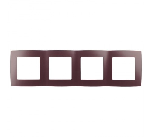 Рамка на 4 поста 12-5004-25  ,  бордо  Б0019417  ЭРА