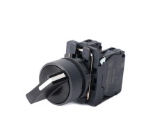 Переключатель SB5 в сборе модульный 22мм 3 позиции с фиксацией 1НО+1НЗ  SB5AD35  SE