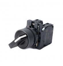 Переключатель SB5 в сборе модульный 22мм 3 позиции с возвратом 2НО  SB5AD53  SE