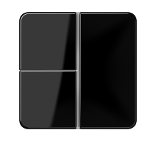 3-клавишная накладка для пульта КNX, чёрная, для серии СD  CD403TSASW  Jung