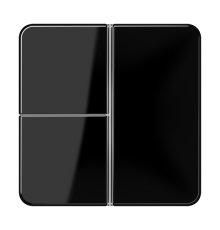 3-клавишная накладка для пульта КNX, чёрная, для серии СD  CD403TSASW  Jung