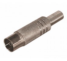 РАЗЪЁМ  гнездо  TV  никель  c пружиной  05-2014-4  PROconnect