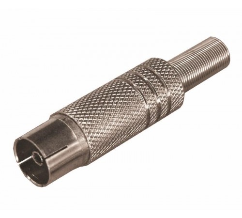 РАЗЪЁМ  гнездо  TV  никель  c пружиной  05-2014-4  PROconnect